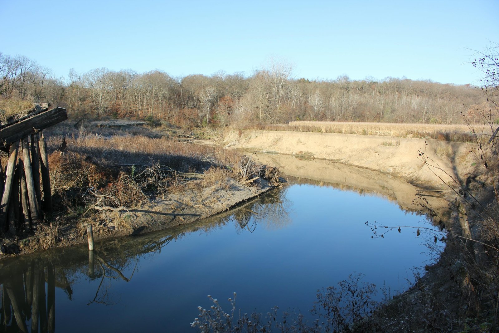 New channel north of north approach